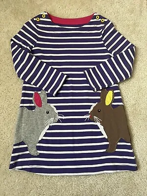 Mini Boden Girls Applique Bunny Dress Size 2-3 Years • $29.99