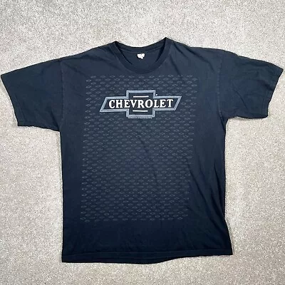 Vintage Y2k Chevrolet Top Heavy Logo Truck Car Graphic Print T Shirt Sz XL • $24.96