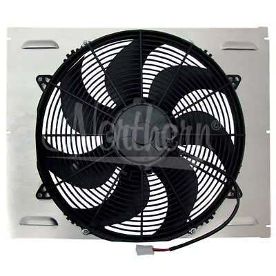 NORTHERN Z40107 Single 16  Electric Fan & Shroud - 16 5/16 X 21 3/4 X 4 3/8 • $309.49