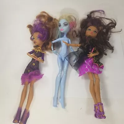 Lot Of 3 Monster High Dolls • $44.99