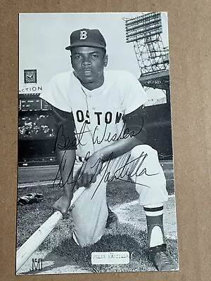 Felix Mantilla Signed Boston Red Sox Jd Mccarthy Postcard • $28