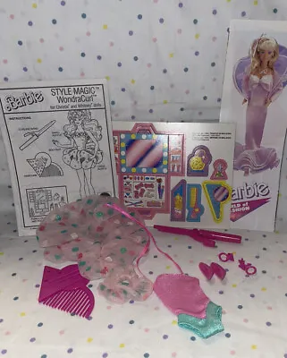 Vintage Barbie Wondra Curl Style Magic Whitney Christie Outfit Jewelry  Booklet • $24.50