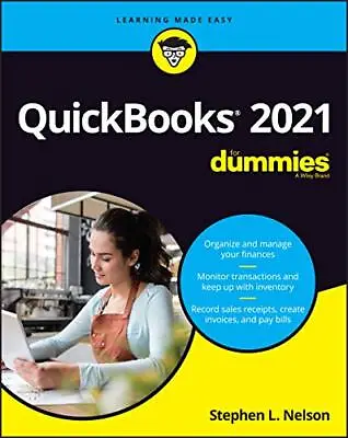 QuickBooks 2021 For Dummies By Stephen L Nelson (Paperback 2020) • £14.13