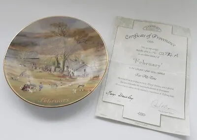 Davenport For All Time Collector Plate Marji Daisley With Certificate FEBRUARY • £7.99