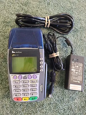 VERIFONE OMNI 3750 Credit Card Terminal With Chip Reader - Includes Power Supply • $29.95