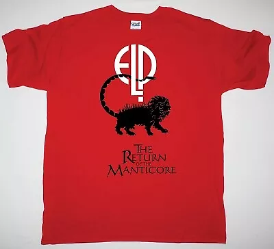 Elp Emerson Lake And Palmer The Return Of The Manticore New Red T-shirt • $19.99