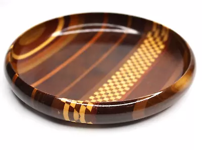 Wood Marquetry Parquetry Inlay Bowl Tray Plate Dish • $24.49