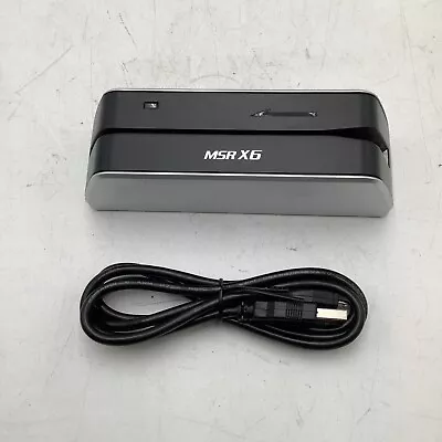 MSRX6 Smallest Magnetic Stripe Card Reader Writer Encoder Credit Mini MSR206 • $106.54