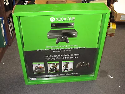 XBOX ONE KIOSK DISPLAY 2013 RARE! Pre-Launch 26 X 24  Promo Video Game Console • $130