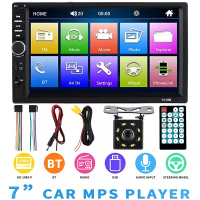 7 Double Din Car Stereo Head Unit Touch Radio Car Play AU HOT • $43.69