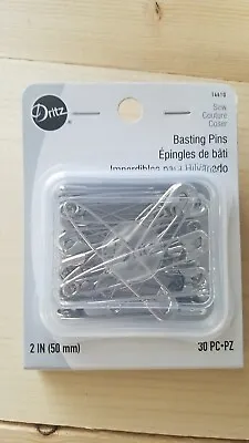 Dritz 180 Basting Safety Pins Nickel Plated Steel Size 3 2  • $15