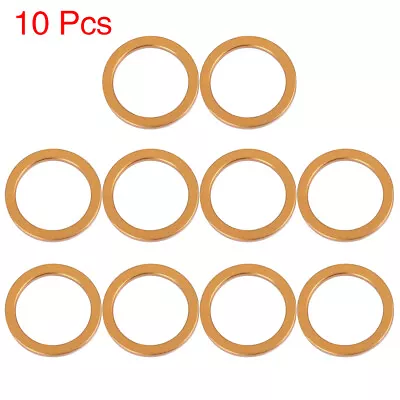 10pcs 30mm ID Motorcycle Exhaust Muffler Pipe Gasket Copper Tone For Honda CG125 • $7.80