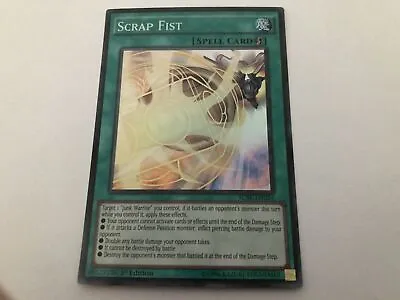 Scrap Fist - SDSE-EN024 - Super Rare - 1st Edition - YuGiOh • £0.99
