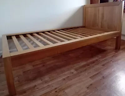 Oak Furnitureland Fresco Solid Oak 3ft Single Bed Used Northampton • £50