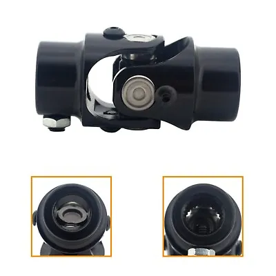 3/4  30 Spline X 3/4  Round Steering Universal Joint U Joint Shaft Coupler Black • $20.79