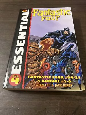 Essential  Fantastic Four  Vol 4 Stan Lee & Jack Kirby 1st Edition 2005-TPB • $22.99