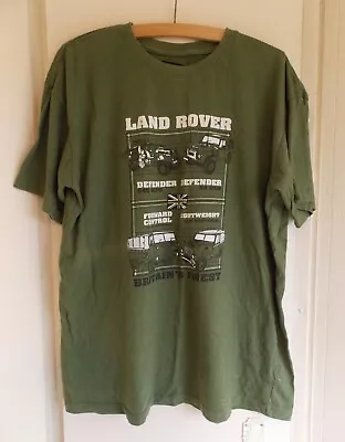 GREEN LAND ROVER T SHIRT Size XL EXTRA LARGE Kombat UK • £6