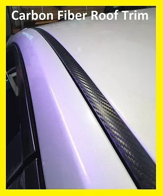 For 2001-2009 VOLVO S60 BLACK CARBON FIBER ROOF TRIM MOLDING KIT • $45.99