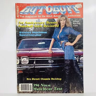 Autobuff Magazine USA September 1983 68 Malibu SS 396 76 Camaro LT Mustang Mach1 • $16.05