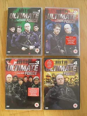 Ross Kemp Ultimate Force Series 1-4 Complete 8 DVDs • £10.50