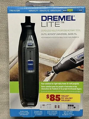 $49.99 • Buy Dremel 7760-N/10W 4V Lite 10 Accessories USB Charged Kit Light-Duty BRAND NEW