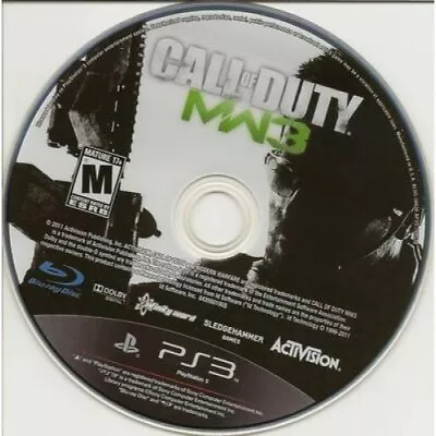 Call Of Duty: Modern Warfare 3 (Sony PlayStation 3 2011)  • $3.99