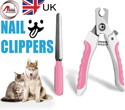 Cat Dog Rabbit Nail Clippers Cuticle Cutter Paw Claw Trimmer  Grooming Kit Small • £3.49