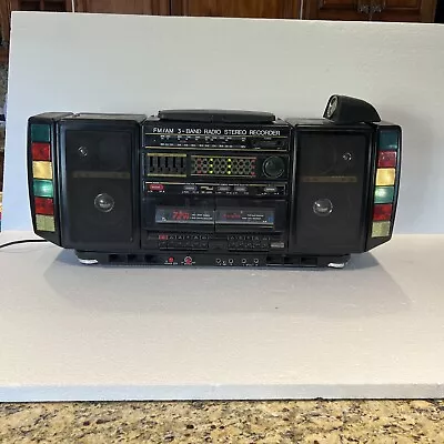 Vtg 80s General Sound Dance Machine 4040 BOOMBOX DISCOLITE GhettoBlaster ~RARE • $450