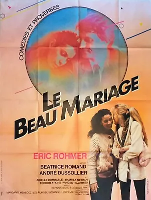 Poster Cinema Film The Beautiful Wedding Eric Rohmer 47 3/16x63in • $13.32