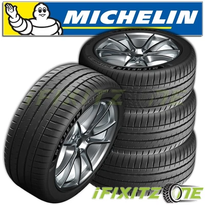 $1355.39 • Buy 4 Michelin Pilot Sport 4S 275/35R18 99Y Performance Tires 30000 Mile Warranty