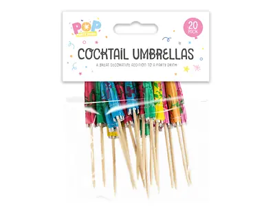 £2.65 • Buy 20/40 Cocktail Umbrellas Party Drink Decoration Umbrella Parasols Wedding Hen Do
