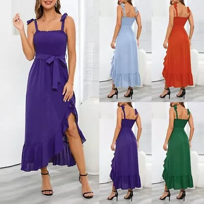 Daily Evening Women Dress Summer Breathable Bridesmaid Dresses Cocktail • £35.47