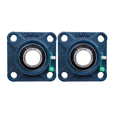 UCF204-12 Pillow Block Bearing (2 Pack) 3/4 Inch Bore Square 4-Bolt Flange... • $21.62
