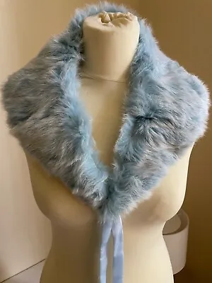 Codello 100% Rabbit Fur Collar Scarf Bolero To Wear On Coat Or Dress • $22