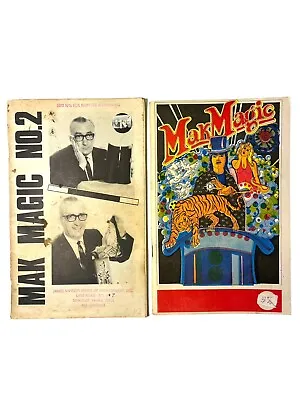 Vintage Rare Mak Magic Catalogue 2 & 3 Magic Store Order Catalog Tricks Lot • $59.99