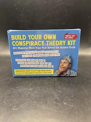 SEALED! NIB Build Your Own Conspiracy Theory Kit 451 Funny Magnetic Word Tiles • $12