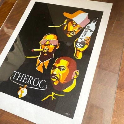 £505.01 • Buy HIPHOP ROC-A-FELLA Jay-z Hiphop 25years Ago 23.6 X 16.5 Used