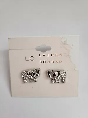 Lauren Conrad Elephant Stud Earrings.   • $6.99