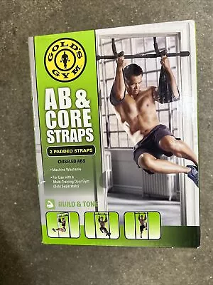 GOLDS GYM AB And Core Sling Straps For Workout With The Door Gym NEW IN BOX • $11.90