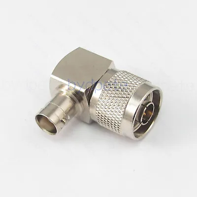 N Type Male Plug To BNC Female Jack Right Angle 90 Degree RF Adapter Connector • $3.57