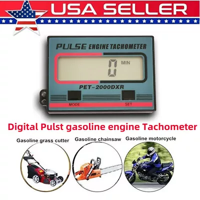 GCJ-01 LCD Digital Auto Tachometer Gauge For Motorcycle Generators 2/4 Stroke • $15.80