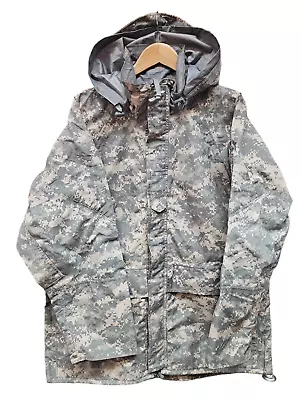 Genuine US ACU Digital Camo ECWCS Gore-Tex Parka Jacket Large Regular #13 • £89.95