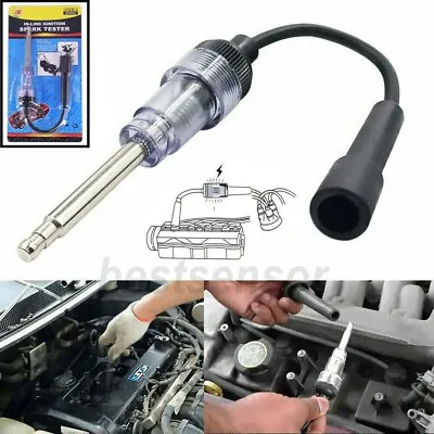 $5 • Buy SPARK PLUG Tester Ignition System Coil Engine In Line Auto Diagnostic Test Tools