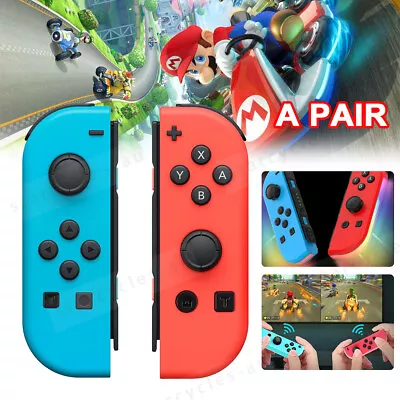 Controller Gamepad For Nintendo Switch Joy Con Left + Right Joycon Pair Wireless • $5.99