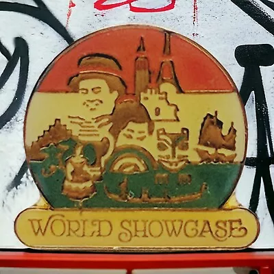 Vintage 1986 Disney Epcot 15th Anniversary Gift World Showcase WDW Pin • $9