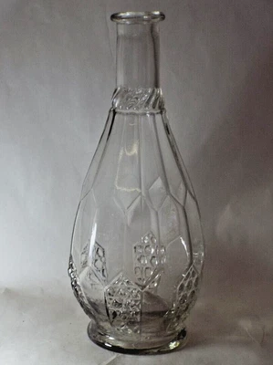 $19.95 • Buy OLD Antique 3 Mold BLOWN DECANTER BOTTLE EAPG Early American Pattern Glass