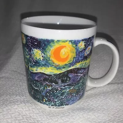 $22 • Buy Chaleur Masters Van Gogh Starry Night Collection D. Burrows 18oz. Coffee Mug Cup
