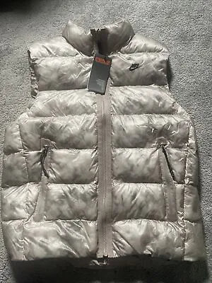 NEW Nike Tech Pack Therma-Fit Gray Bubble Puffer Vest DN2817-087 Mens Size M • $119.99