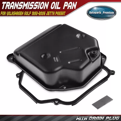 Transmission Oil Pan W/ Drain Plug & Gasket For Volkswagen Golf Jetta Passat • $43.99