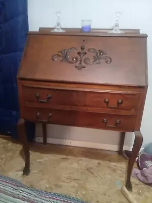 Antique Secretary Desk Drop Front • $250